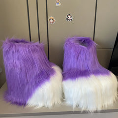 Doll Beast Shoes Furry Cosplay Claw Plush Shoes Comiket Kig Fursuit Kigurumi Cosplay Animal Feet Costume