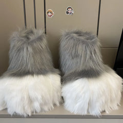 Doll Beast Shoes Furry Cosplay Claw Plush Shoes Comiket Kig Fursuit Kigurumi Cosplay Animal Feet Costume