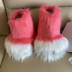 Doll Beast Shoes Furry Cosplay Claw Plush Shoes Comiket Kig Fursuit Kigurumi Cosplay Animal Feet Costume