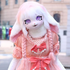 Headset Furry Kig Cosplay Mask Paw Head Base Comiket Furry Fursuit Kigurumi Animal Cat Rabbit Doll Beast Costume