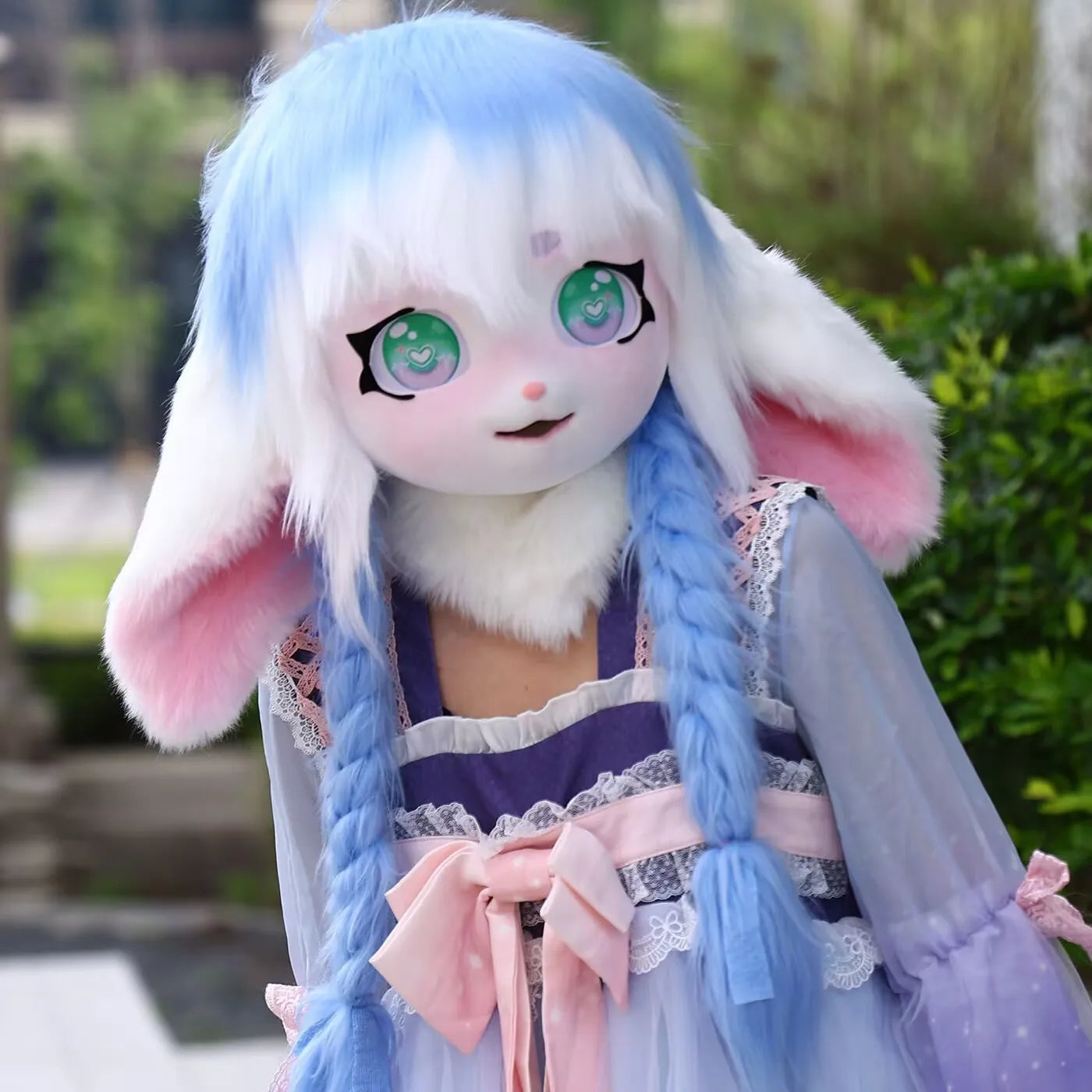 Headset Furry Kig Cosplay Mask Paw Head Base Comiket Furry Fursuit Kigurumi Animal Cat Rabbit Doll Beast Costume