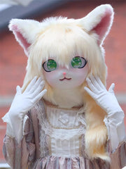 Headset Furry Kig Cosplay Mask Paw Head Base Comiket Furry Fursuit Kigurumi Animal Cat Rabbit Doll Beast Costume