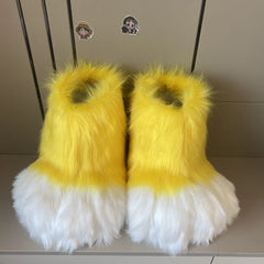 Doll Beast Shoes Furry Cosplay Claw Plush Shoes Comiket Kig Fursuit Kigurumi Cosplay Animal Feet Costume