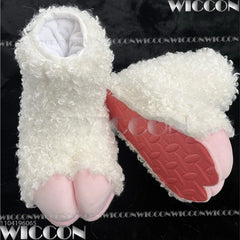 Furry Foot Cute Shoes Fursuit Kigurumi Cosplay Animal Beast Foot Multicolor Furred Costume Gift Holloween Roleplay Customized